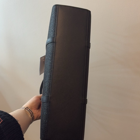 Kate Spade NWT *rare* glitter Kenzie Tote - Picture 7 of 8